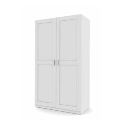 Florence Oak/White Wardrobe