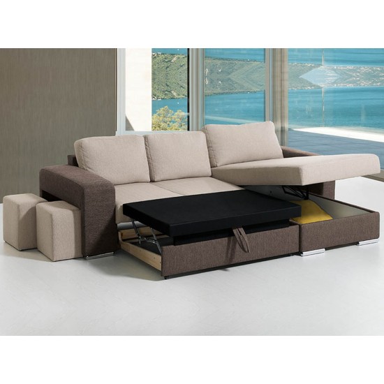 Calvin sofa bed w/chaise