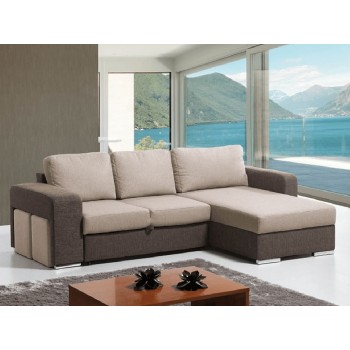 Canapé lit Calvin avec Méridienne