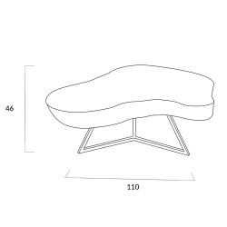 Dilas L Coffee Table