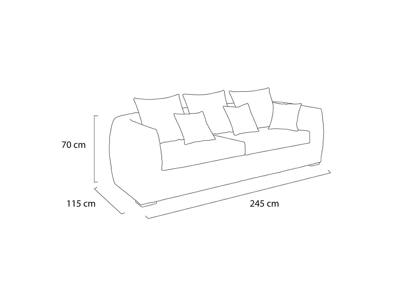 Icarus 3-Seater Sofa