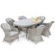 Cheshire 6 Seat Oval Dining Set