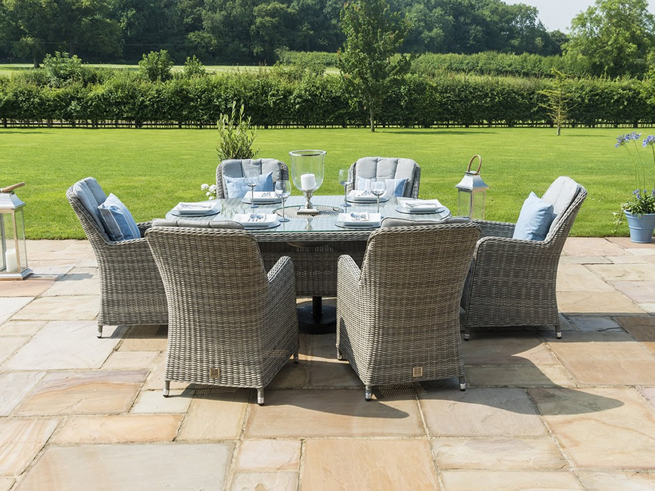 Cheshire 6 Seat Oval Dining Set