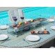 Cheshire 6 Seat Oval Fire Pit Dining Set