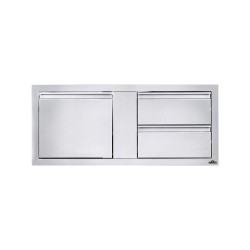 Napoleon 42'' x 16'' Single Door & Double Drawer Combo