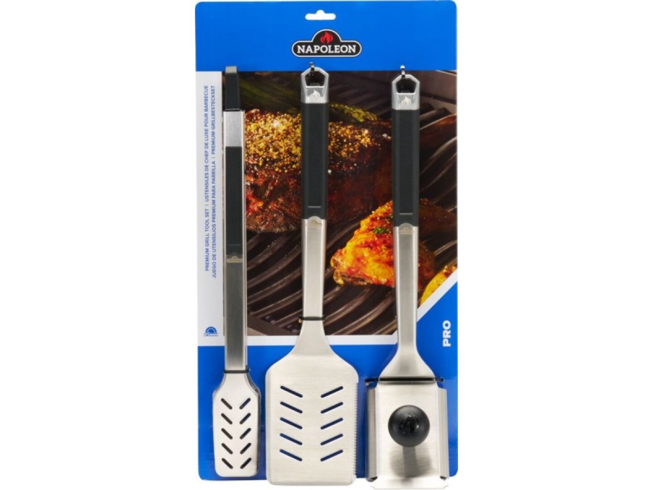 Conjunto Napoleon de 3 Utensílios para Grelhador Premium