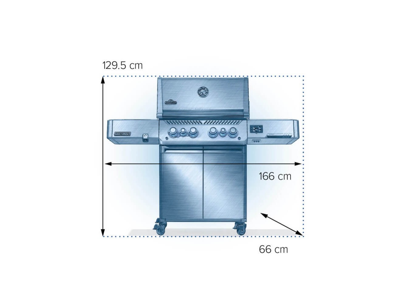Napoleon Barbacoa de Gas Phantom Prestige 500 Conectado RSIB