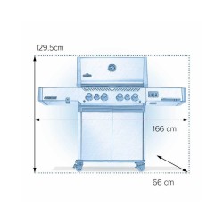 Napoleon Barbecue à Gaz Prestige 500 Connecté RSIB