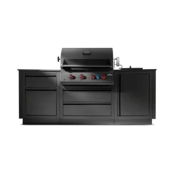 Napoleon Oasis 105 Black Outdoor Kitchen