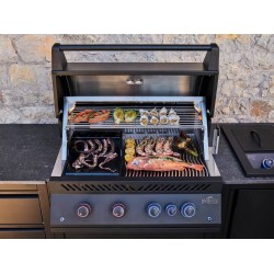 Napoleon Oasis 105 Black Outdoor Kitchen