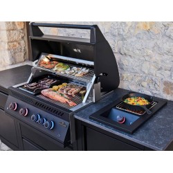Napoleon Oasis 105 Black Outdoor Kitchen