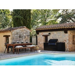 Napoleon Oasis 105 Black Outdoor Kitchen