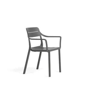 Cadeira com Braços Cassia - BASALTO