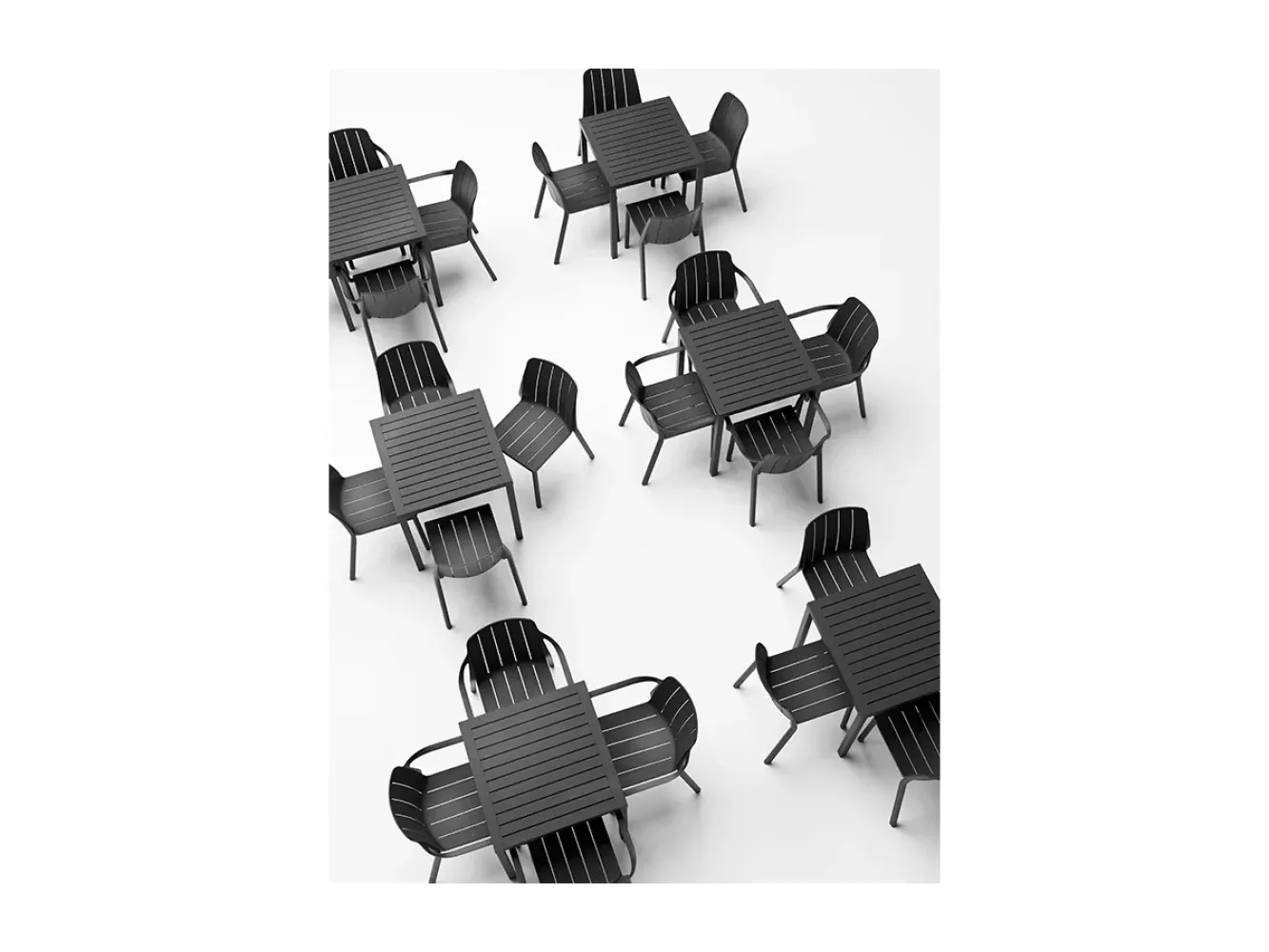 Fauteuil Tiberina - ANTRACITE