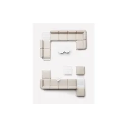 Maximo 5 Sofa - GESSO/PERLA
