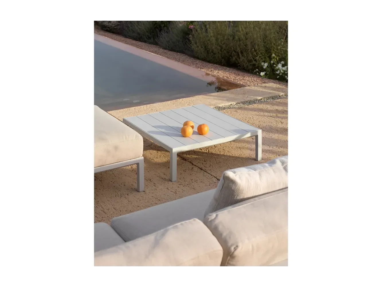 Table Maximo Tavolino 80 - GESSO