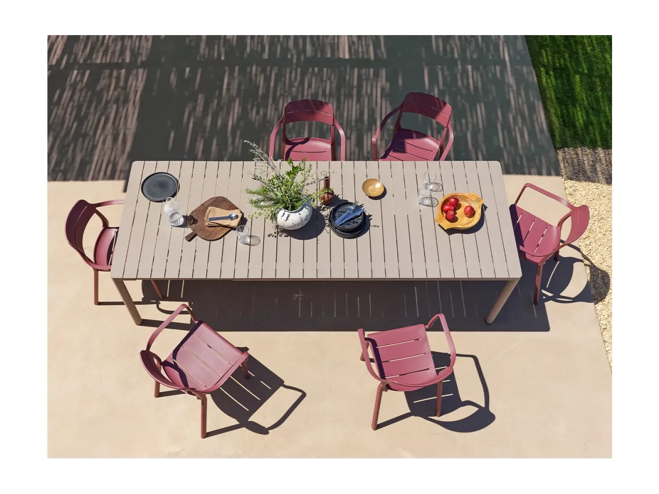 Table Tevere 210 Ext. - TORTORA