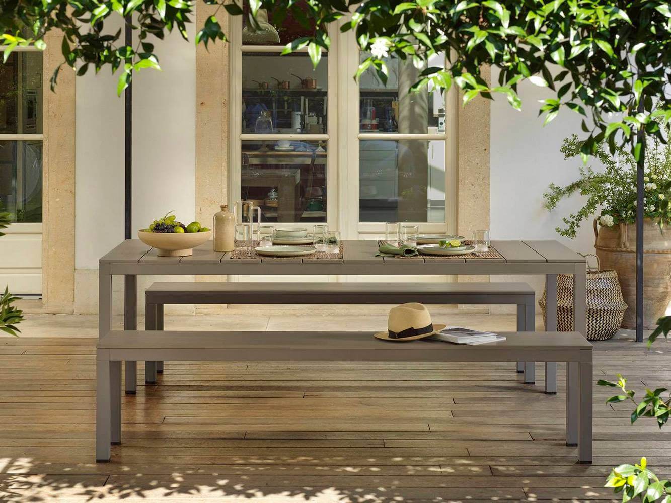 Conjunto Rio Bench Alu