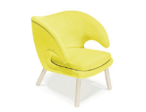 Wing Yellow Armchair